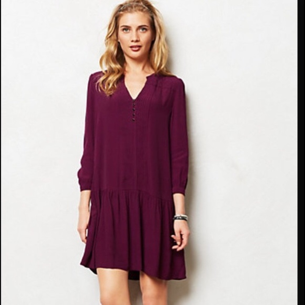 NWT Anthropologie Maeve Purple Dress
